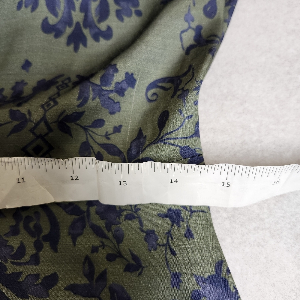 Lola Made in Italy Size S Silk Blend Midi/ Maxi Dress EUC Bohemian - Picture 6 of 11